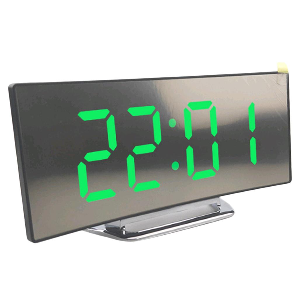 4 Pieces Modern Digital LED Clock Alarm Clock Desktop LED Calendar Clock