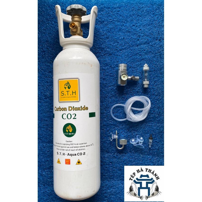 Bình Co2 3Kg Full Bộ Van Cơ Mufan