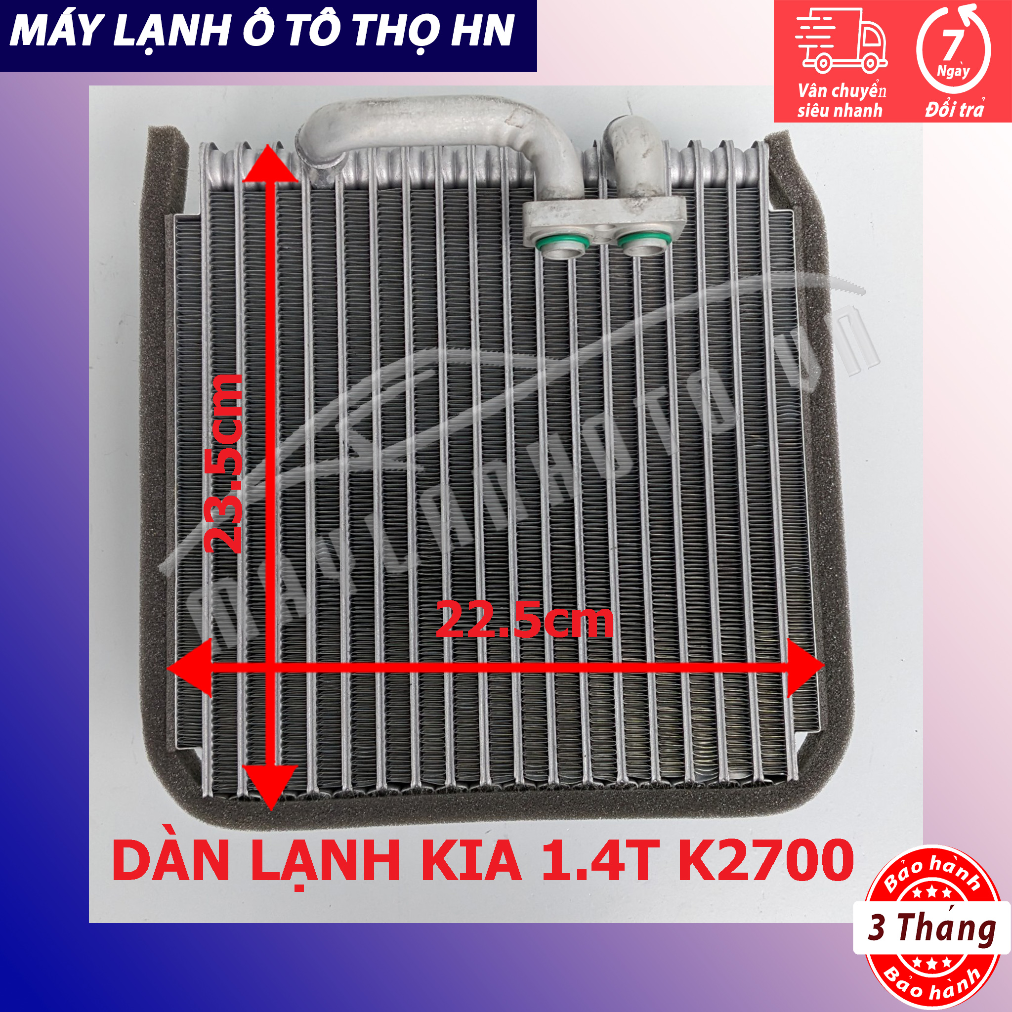 Dàn lạnh Kia 1,4 tấn K2700 - K3000 Hàng xịn Thái Lan