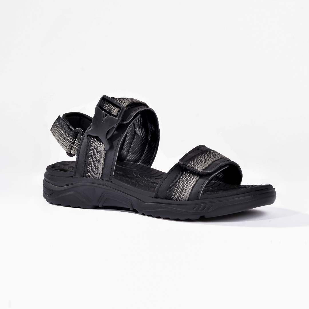 Giày Sandal Nam The Bily Quai Ngang - Xám Thổ Cẩm BL03XTC