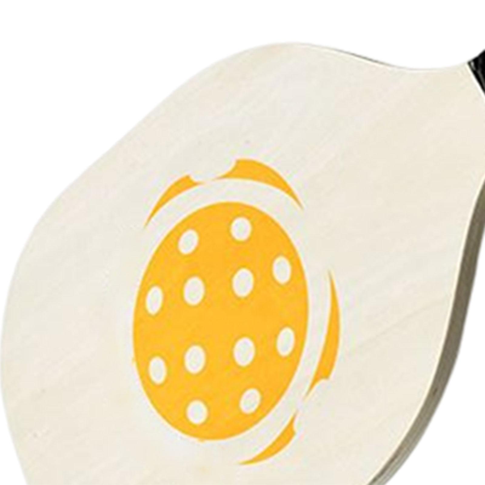 Lightweight Pickleball Paddles Set of 2 Rackets 4 Balls Portable Storage Bag