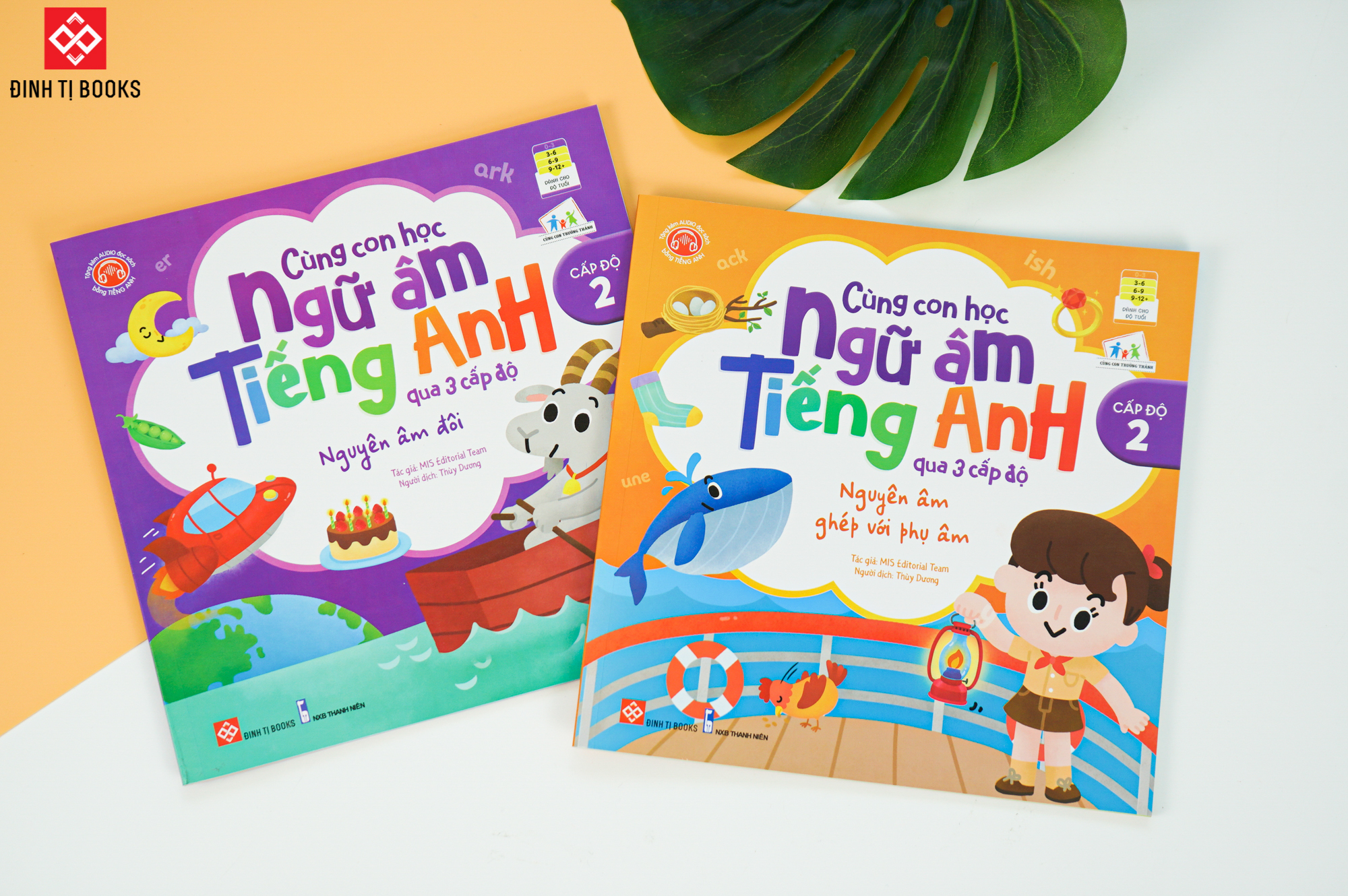 Sách-Cùng con học ngữ âm tiếng Anh qua 3 cấp độ từ đơn giản đến nâng cao giúp bé tiếp cận một cách hệ thống