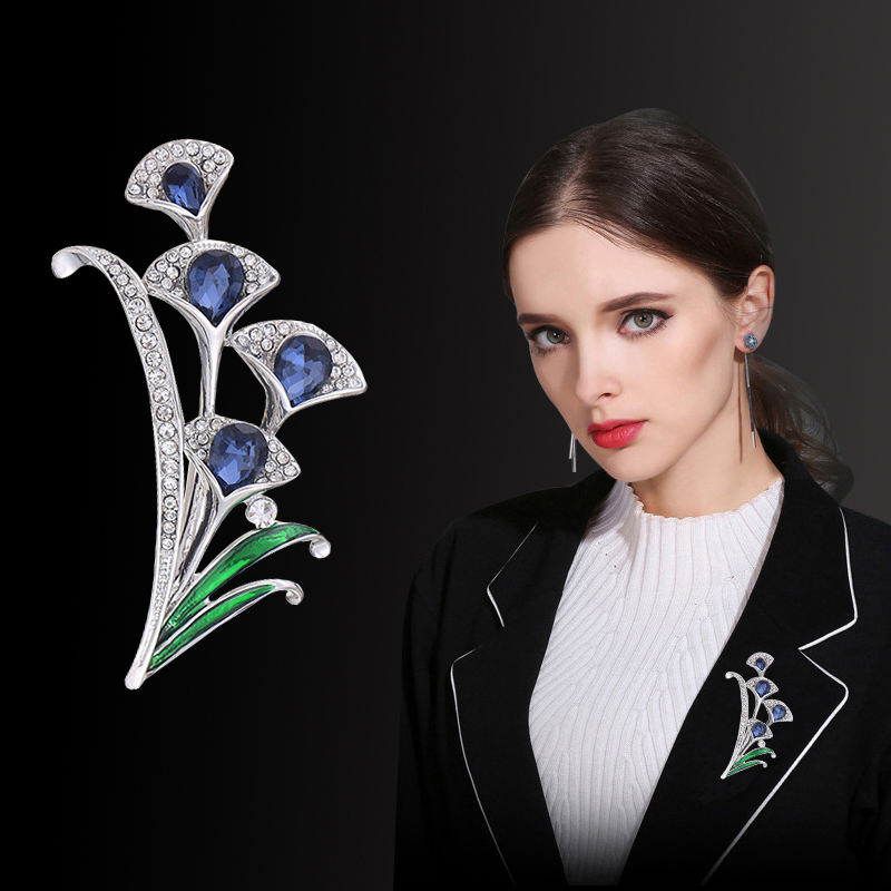 Trâm Cài Áo TCA16 Hoa Huệ Tây