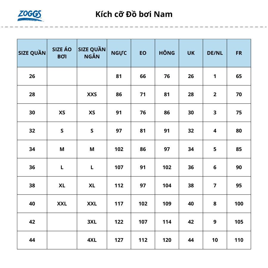 Quần bơi nam Zoggs Mid - 462771-OCSW