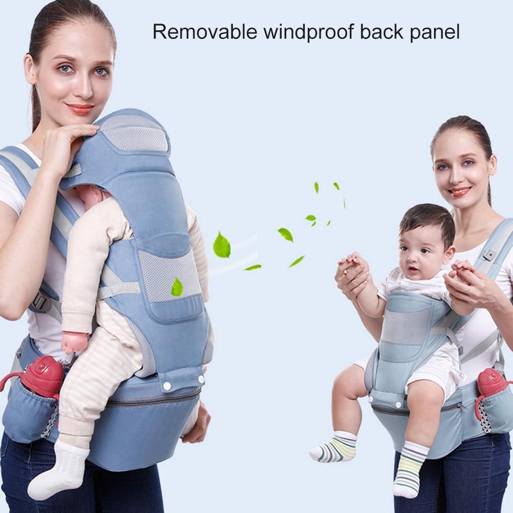 0-48M Công Thái Trước Mặt Đối Mặt Với Em Bé Trẻ Sơ Sinh Hipseat Carrier Mặt Trước Công Thái Kangaroo Quấn Bé Sling du Lịch