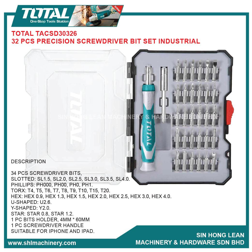 BỘ 32 TUA VÍT CHUẨN TOTAL TACSD30326 - HÀNG CHÍNH HÃNG