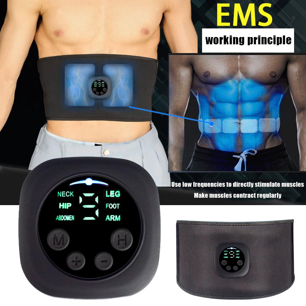 Thông Minh Giảm Béo EMS Bụng Bộ Máy Hình Dây Tập Cơ Bụng Massage Miếng Dán Tập Thể Hình Giảm Cân