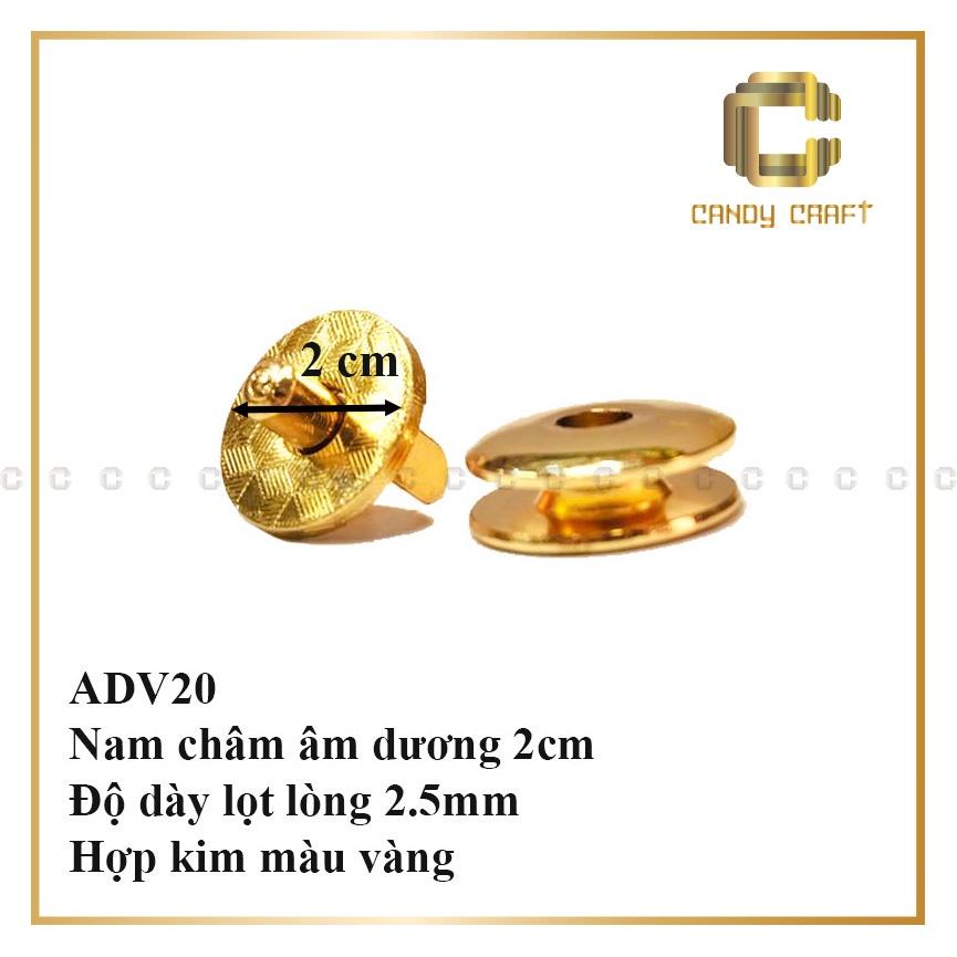 Nam châm âm dương 2cm