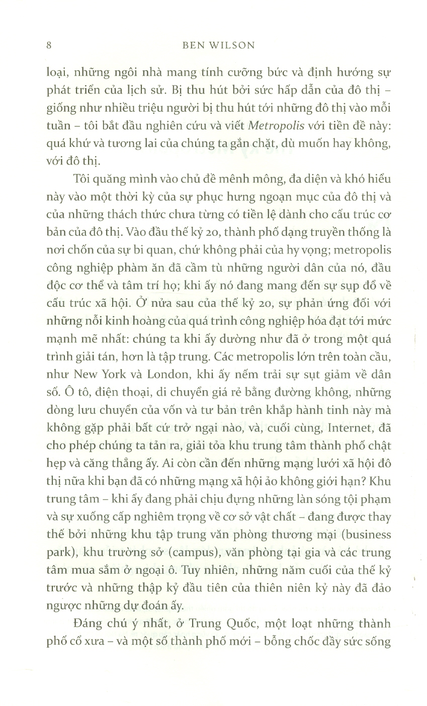 Metropolis (Lịch Sử Phát Triển Đô Thị, Phát Minh Lớn Nhất Của Loài Người)