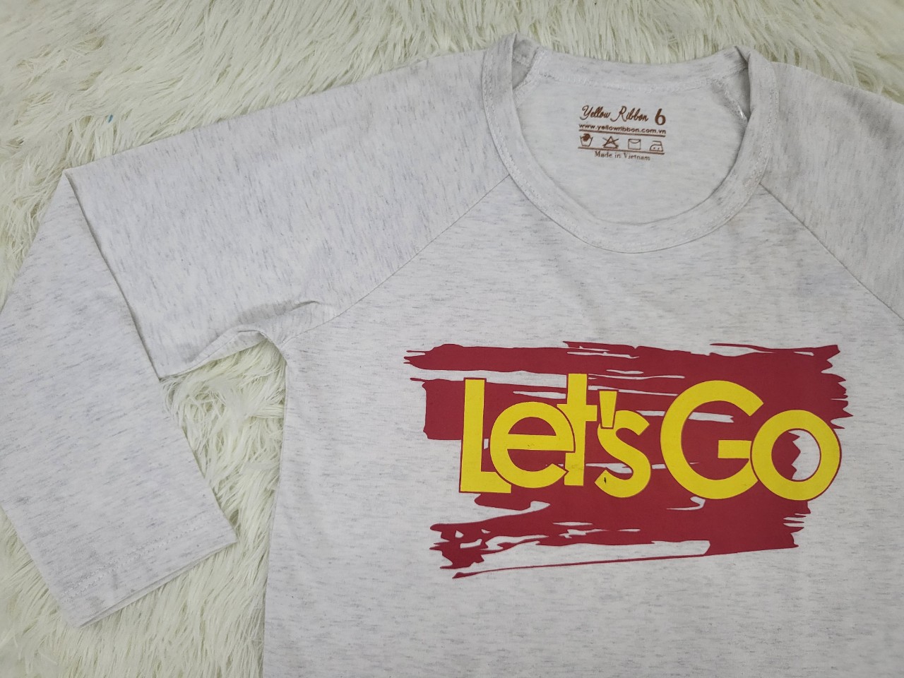 ÁO T-SHIRT UNISEX TAY DÀI XÁM LETGO