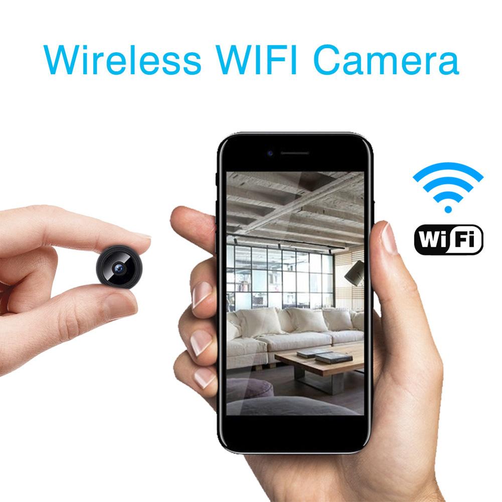 Camera Mini WiFi IP 1080P HD 30fps Cảm Biến Chuyển Động Camera Giám Sát Hồng Ngoại Máy Quay Đầu Ghi Hình Thể Thao DV Cho Trong Nhà Ngoài Trời Văn Phòng Tại Nhà