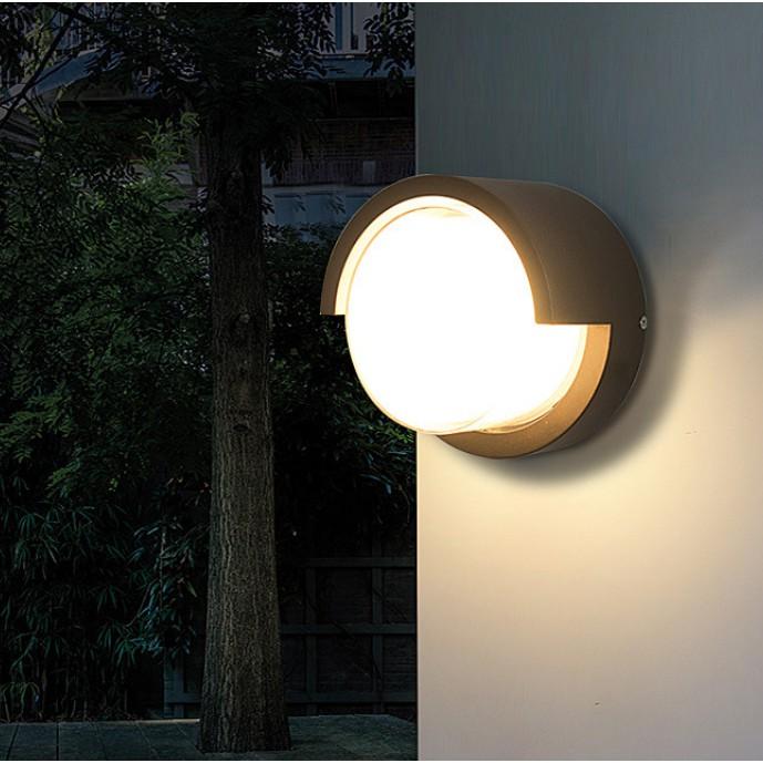 Đèn gắn tường ngoài trời hiện đại hộp tròn VNT-605A-20