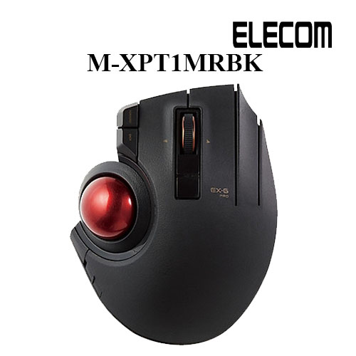 Chuột bi không dây, kết nối 3 phương thức ELECOM M-XPT1MRBK - Hàng chính hãng