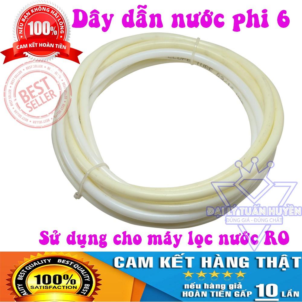 Ống dây nhựa dẫn nước phi 6 - Dùng cho máy lọc nước RO