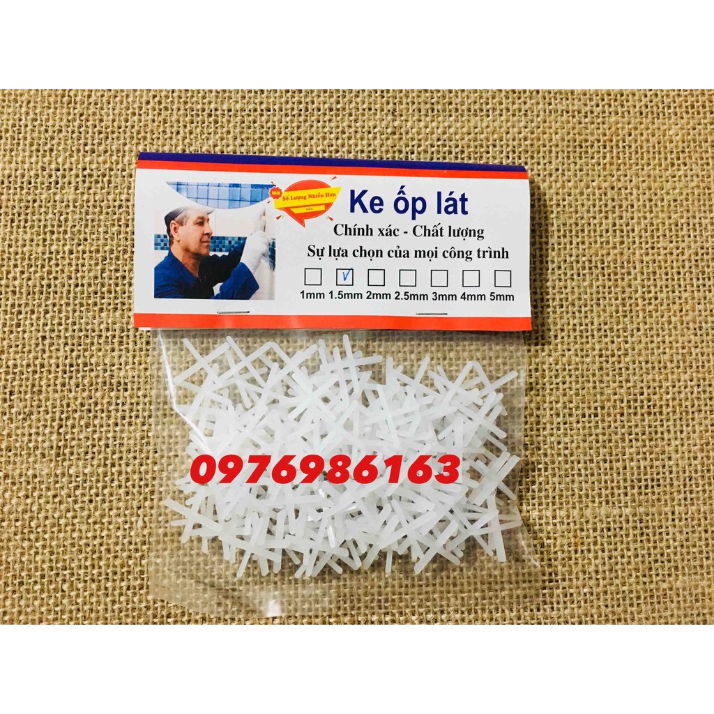 Ke dấu cộng lát gạch đóng túi 150-200 chiếc tuỳ kích thước, ke chữ thập làm thẳng đều mạch gạch