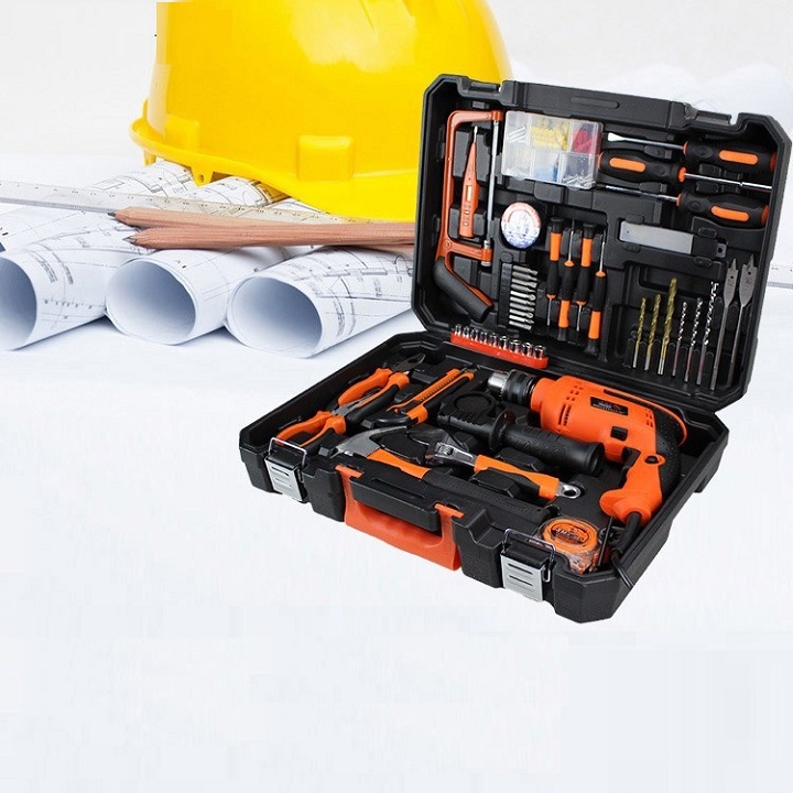 Bộ máy khoan động lực đa năng khoan sắt, tường có chế độ đảo chiều, máy bắt vít, sửa chữa
