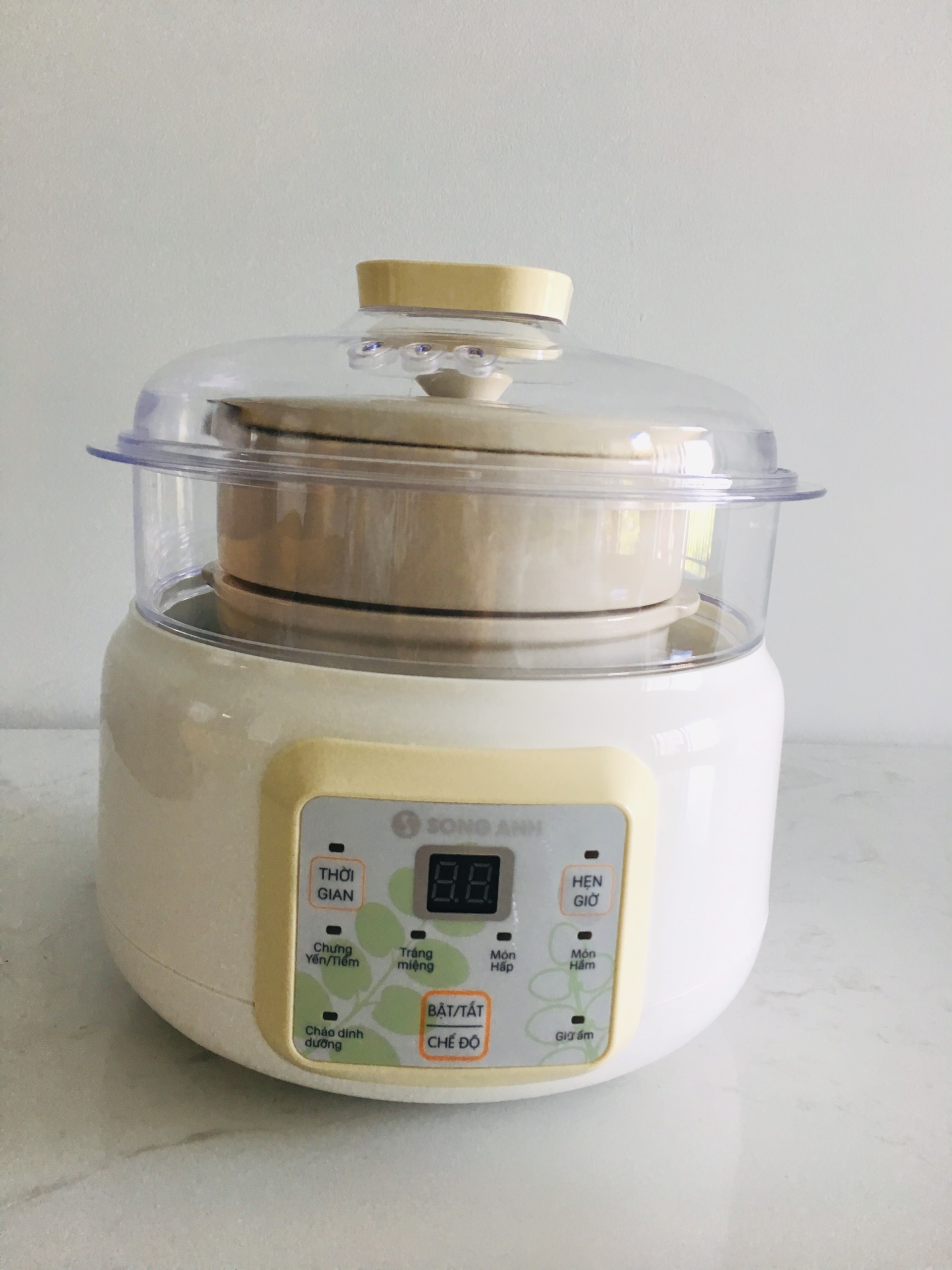 Nồi Nấu Cháo Cách Thủy Và Hấp Song Anh 1.5L - Hàng Chính Hãng