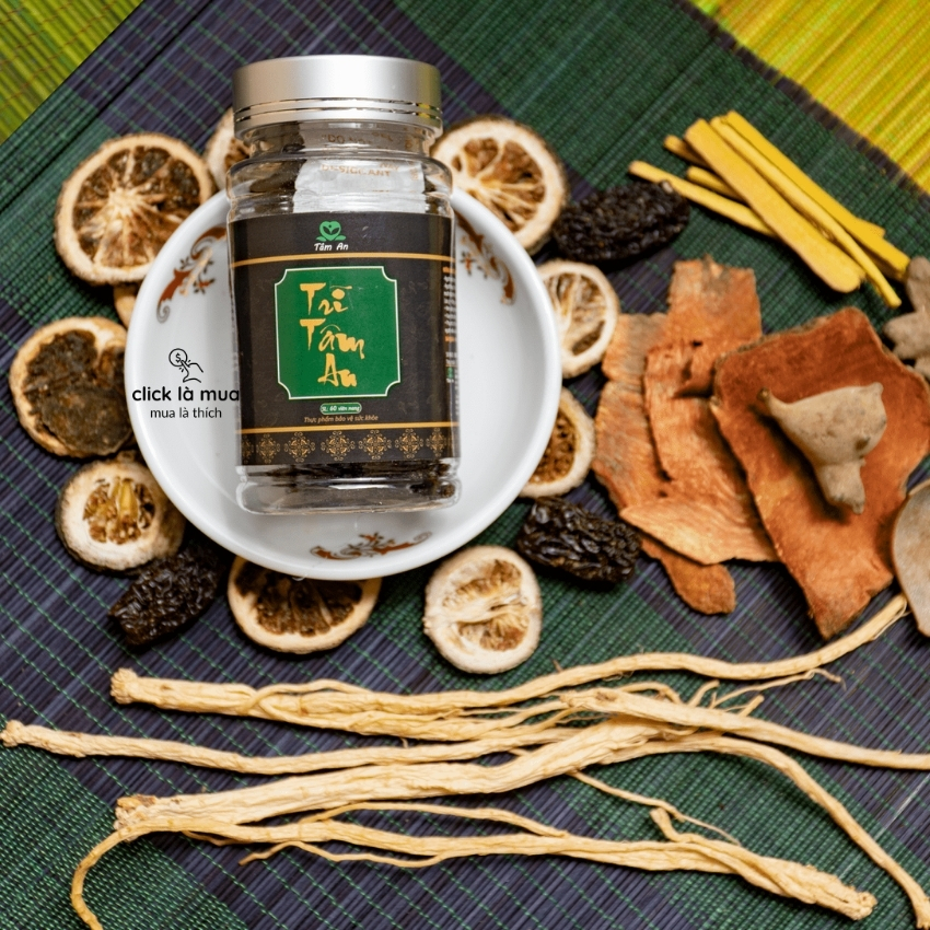 Giảm táo bón, nhuận tràng, co búi Trĩ tâm an giảm phù nề, các triệu chứng của trĩ, tăng cường sức bền mạch máu 60 viên