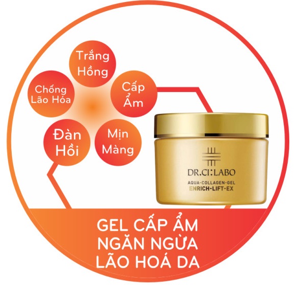 Bộ Sản Phẩm Dưỡng Da Cơ Bản Dr.Ci:Labo Enrich-Lift Skin Care Set Giúp Nâng Cơ Và Trẻ Hóa Da