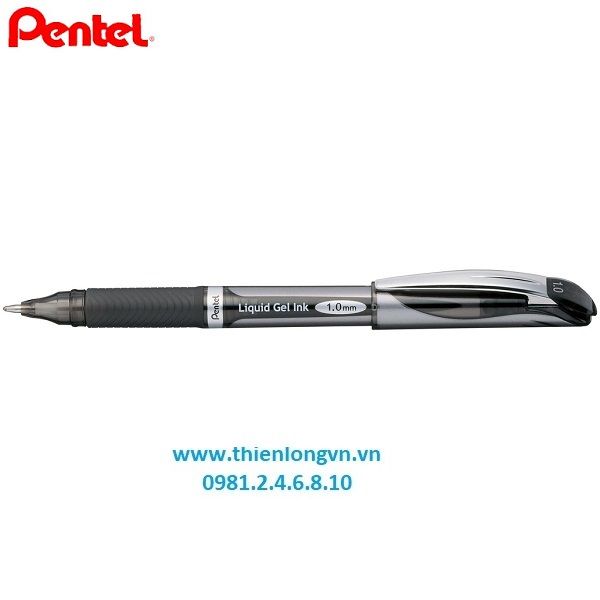 Set 5 cây Bút nước energel Pentel  - BL60 mực đen ngòi 1.0mm