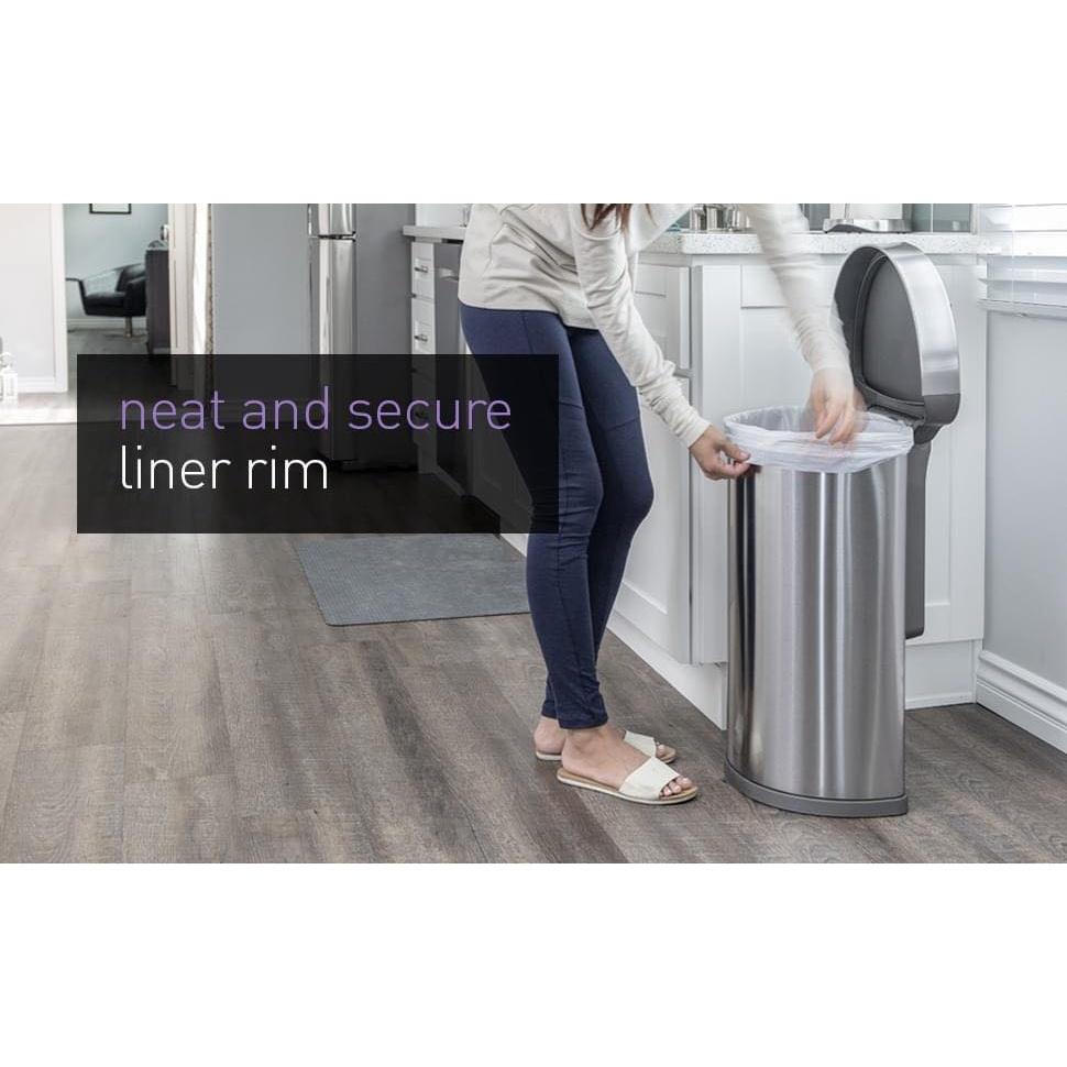 Thùng Rác Cảm Ứng 45L Simplehuman, Chất Liệu Thép Không Gỉ, Nhập Đức