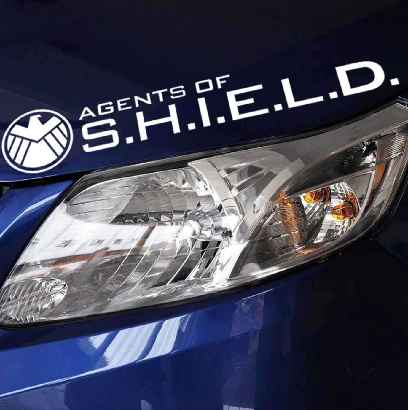 S.H.I.E.L.D AGENTS OF SHIELD - Sticker transfer hình dán trang trí Xe hơi Ô tô size 28x5.5cm