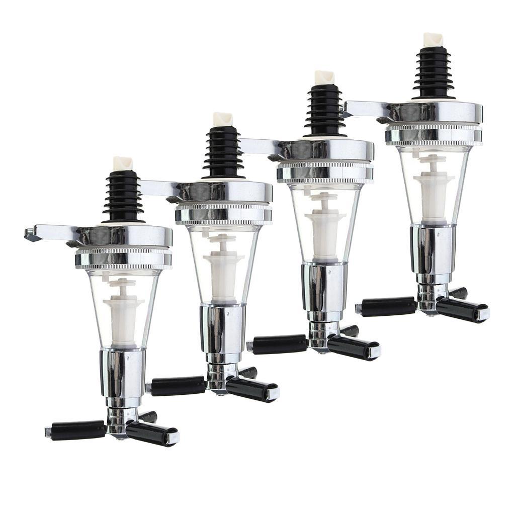 4pcs Bar Butler Wall Mounted Wine Liquor Cocktail Beer Dispenser Bottle 30ml