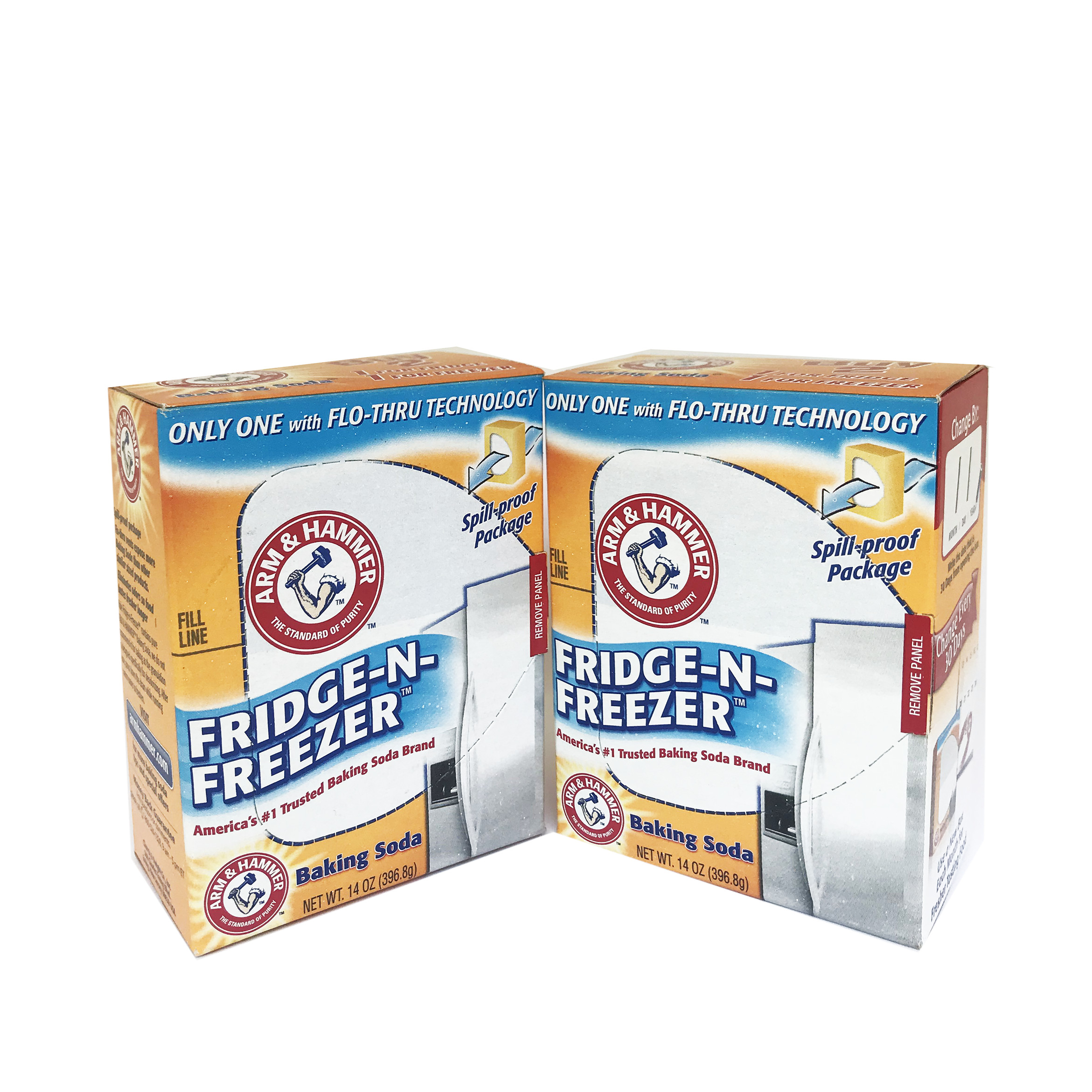 combo 2 hộp Baking Soda khử mùi tủ lạnh Arm &amp; hammer Mỹ 396.8gr