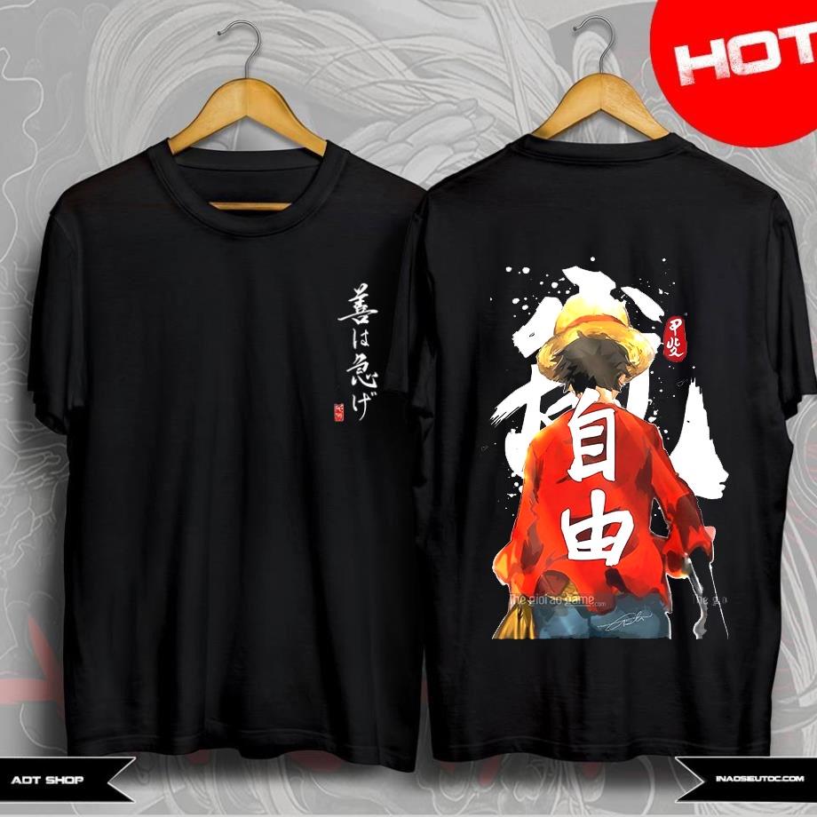 Áo thun One Piece Luffy Mũ Rơm Sanji Ace Zoro / Áo phông Đảo Hải Tặc 3D cực chất