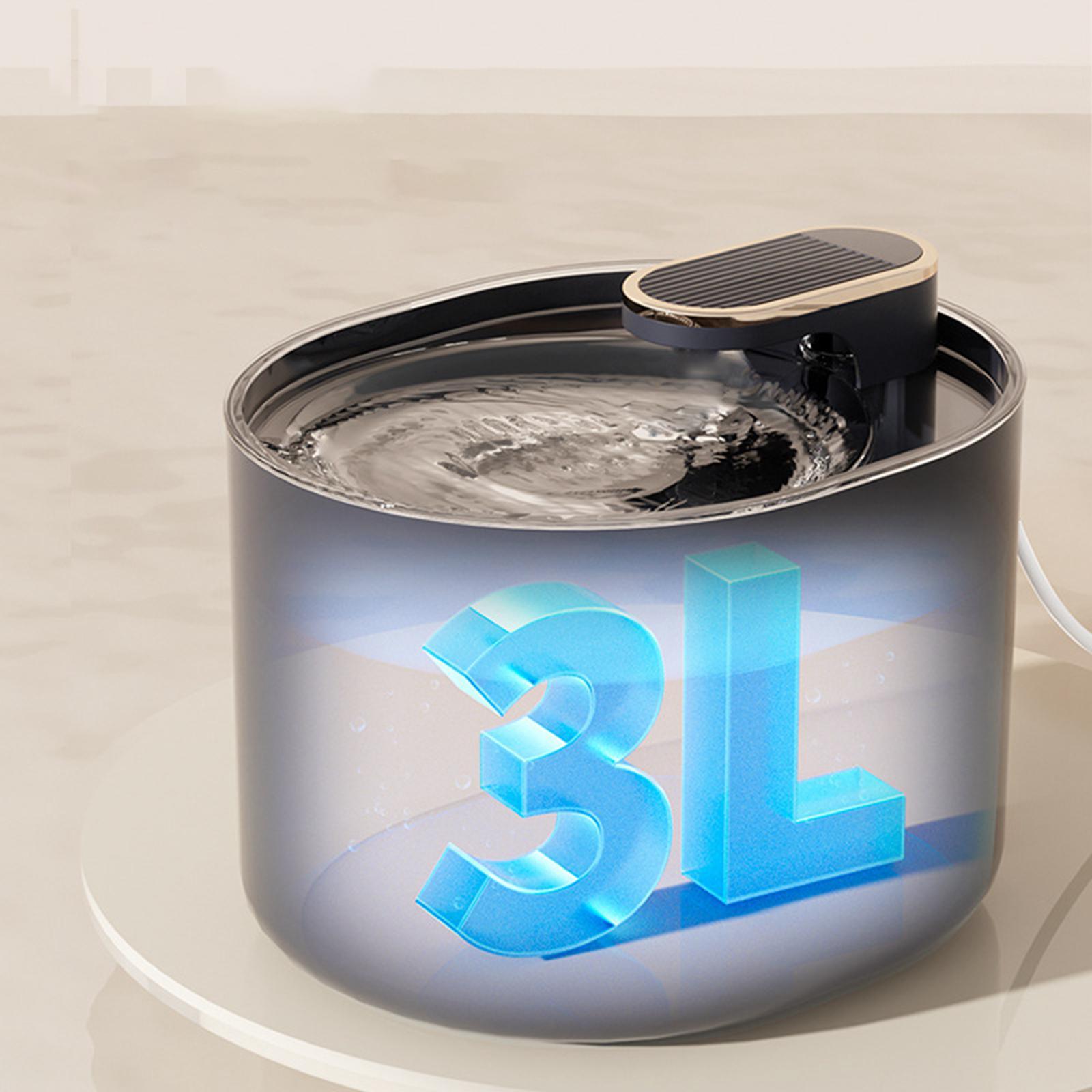 Automatic Cat Water Fountain Drinking Dispenser Dark Blue