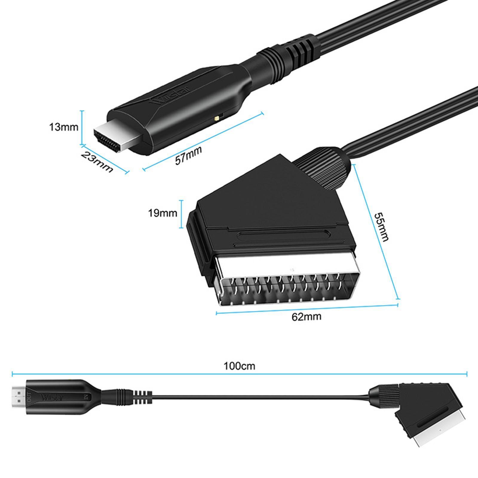 To Converter Cable 1080P/720P Compact Portable Flexible for