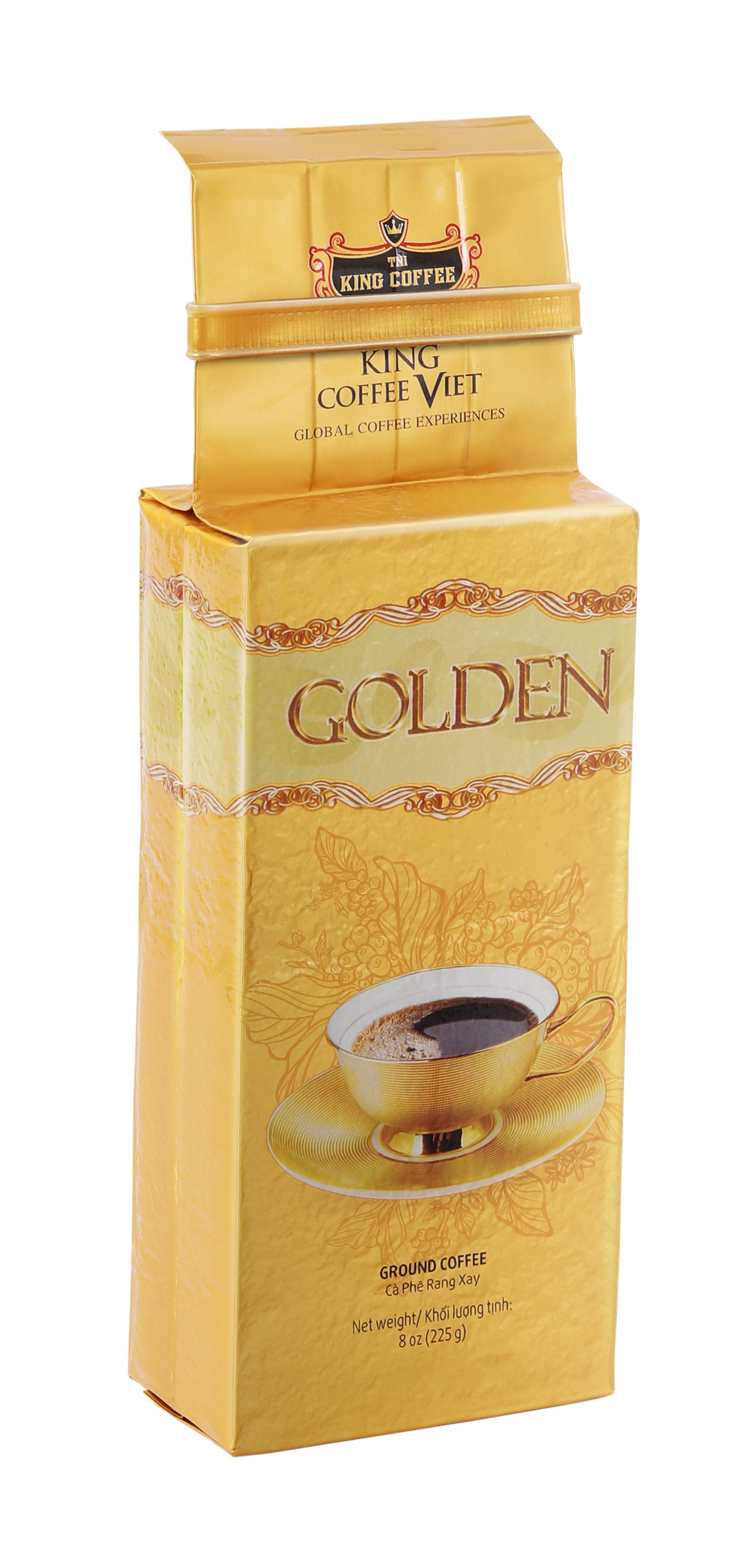 Cà Phê Rang Xay Cao Cấp Golden KING COFFEE - Hộp cao cấp 450g