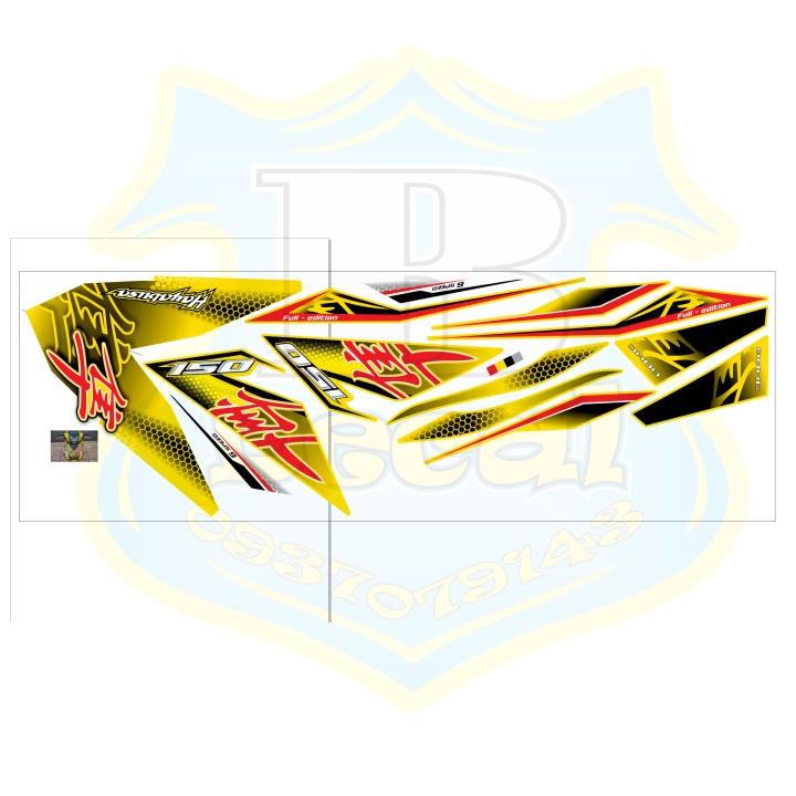 Tem rời dành cho winner hayabusa vàng