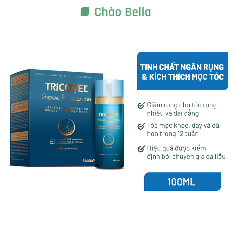 Lotion ngăn ngừa rụng tóc và kích thích mọc tóc Tricovel Signal Revolution Lotion 100ml