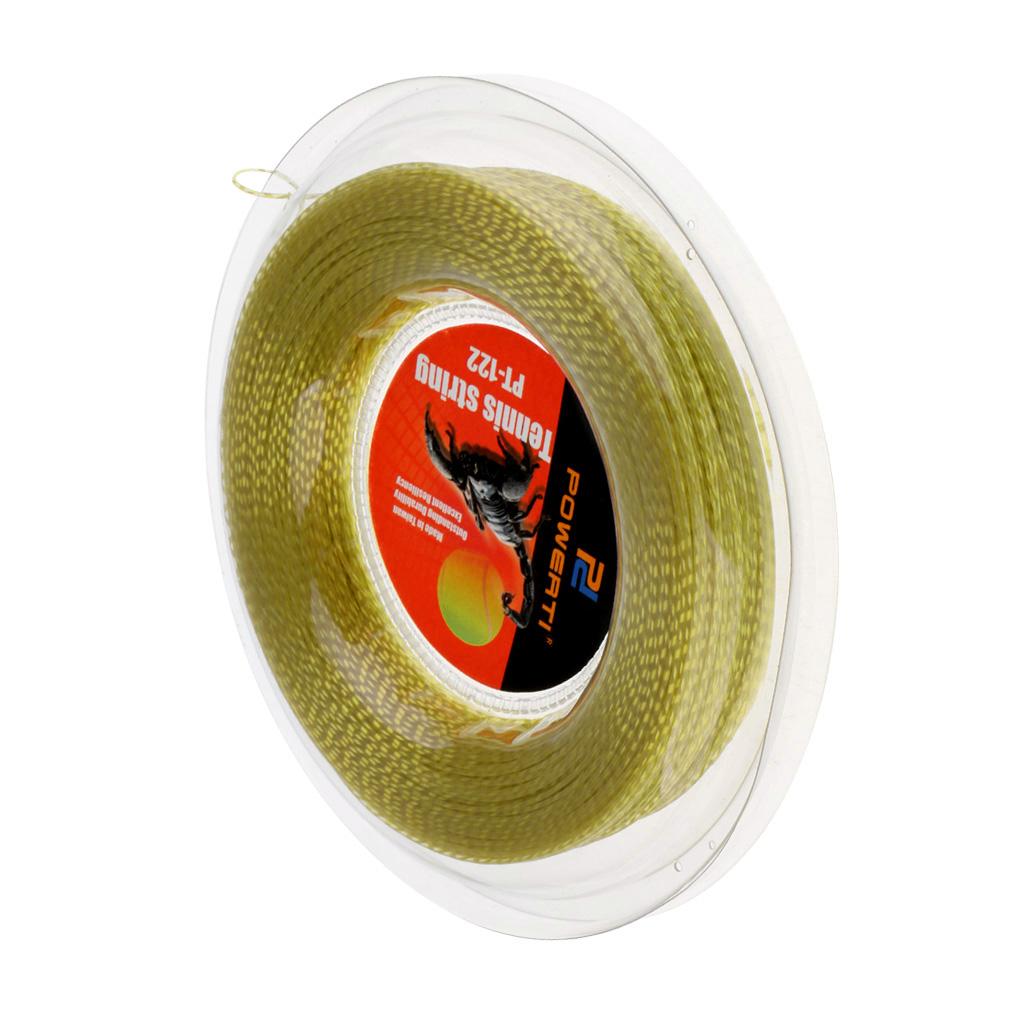 Tennis String Durable High Elastic Nylon Tennis Racquet String 200m 1.3mm