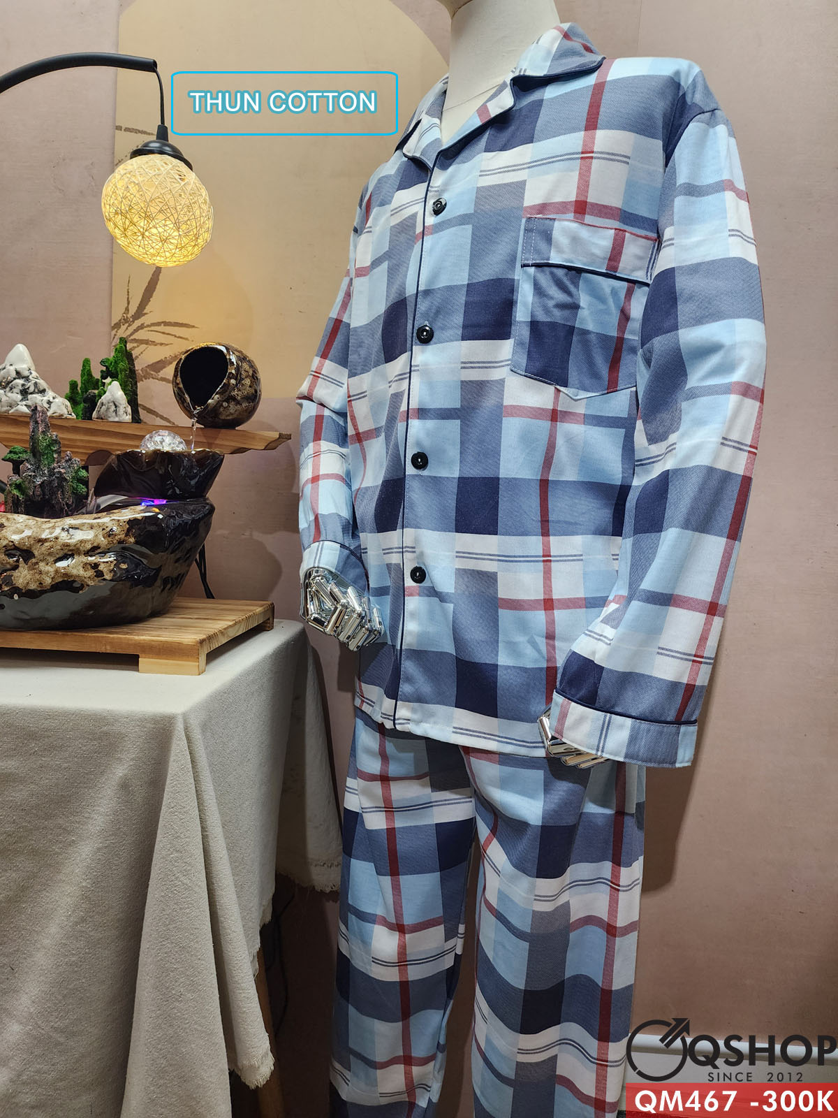 Bộ đồ pijama nam thun cotton QSHOP QM467