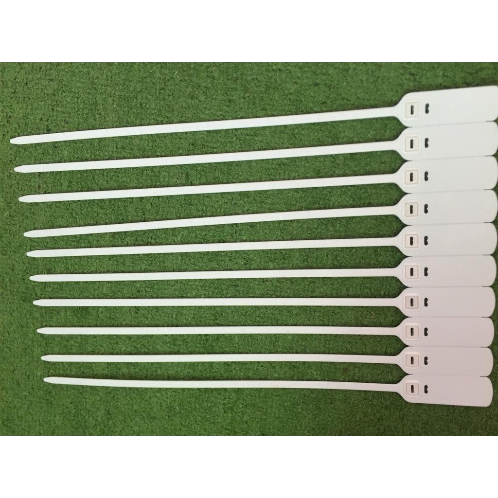 ASD011YL- Set 100 dây niêm phong dẹp khóa kim loại dài 40cm