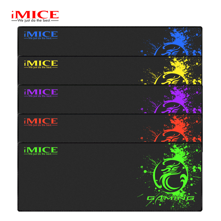 Miếng Lót Chuột, Bàn Di Chuột, Mouse Pad Cỡ lớn IMICE  - Hàng Chính Hãng (KT 80x30x0.3) giao màu ngẫu nhiên