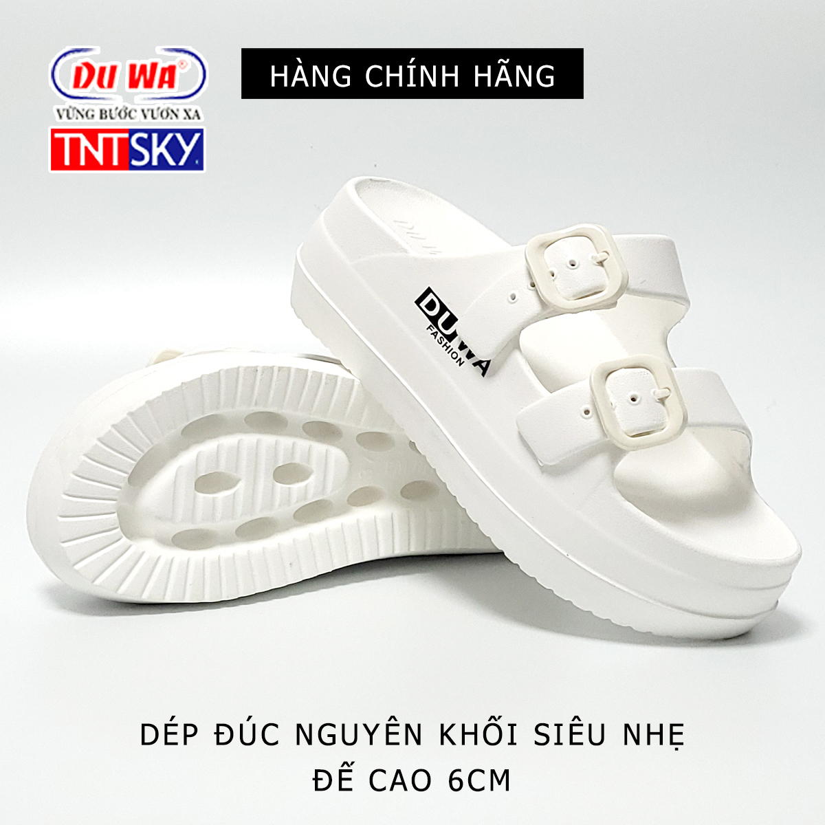 Dép Nữ Quai Ngang Đúc Liền Khối Siêu Nhẹ - Hàng Chính Hãng - TK521