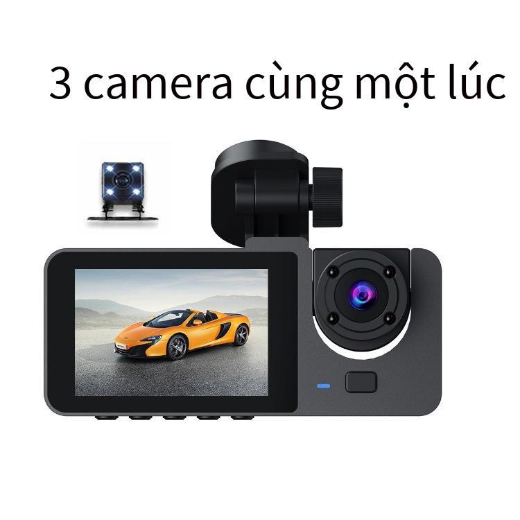 Máy ghi âm lái xe mới thuận lợi nhất ba kỷ lục độ phân giải cao 1080P xe ô tô mạng ẩn ba camera