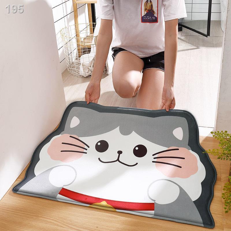Thảm lót sàn phòng tắm thấm hút Dexi dễ thương cửa gia dụng nhà vệ sinh chống trơn trượt trải