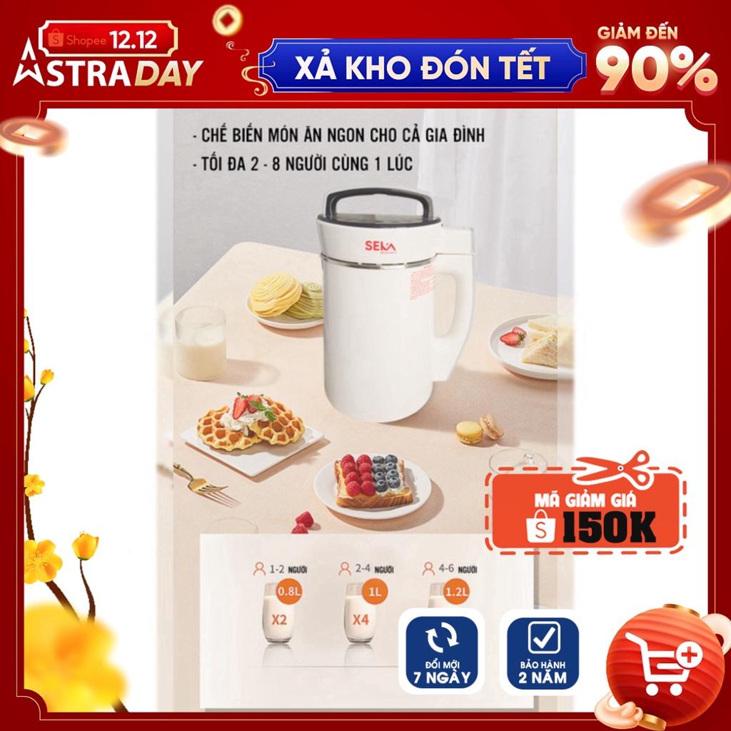 Máy Làm Sữa Hạt SEKA Máy Xay Sinh Tố, Làm Sữa Hạt Siêu Mịn