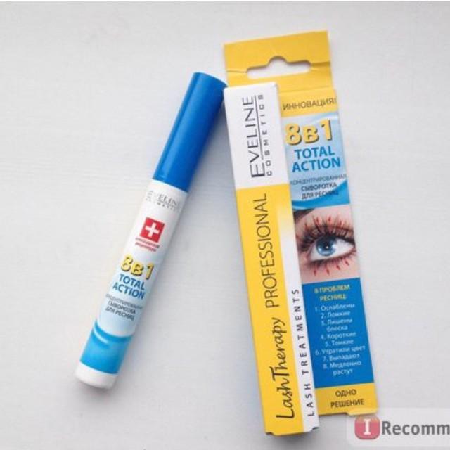 Dưỡng mi Eveline 8in1 - Dưỡng dài dày & cong mi Eveline