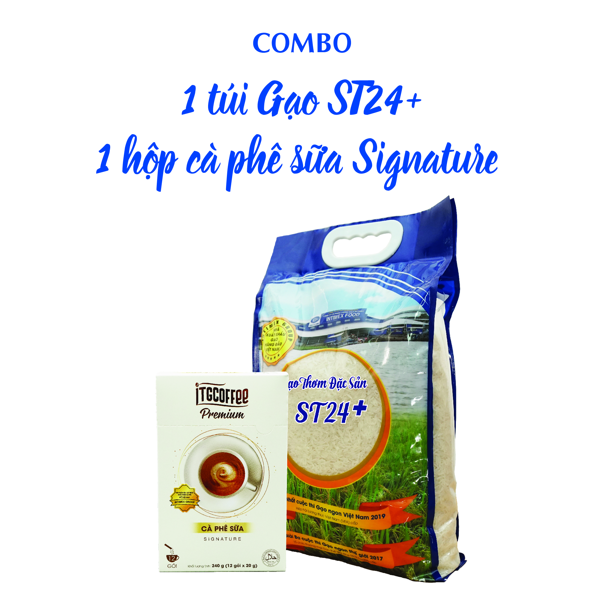 COMBO TIẾT KIỆM - GẠO ST24+ VÀ CÀ PHÊ SỮA SIGNATURE