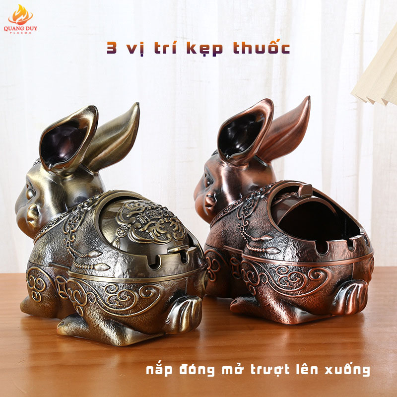 Gạt tàn thuốc độc lạ hình con thỏ dễ thương