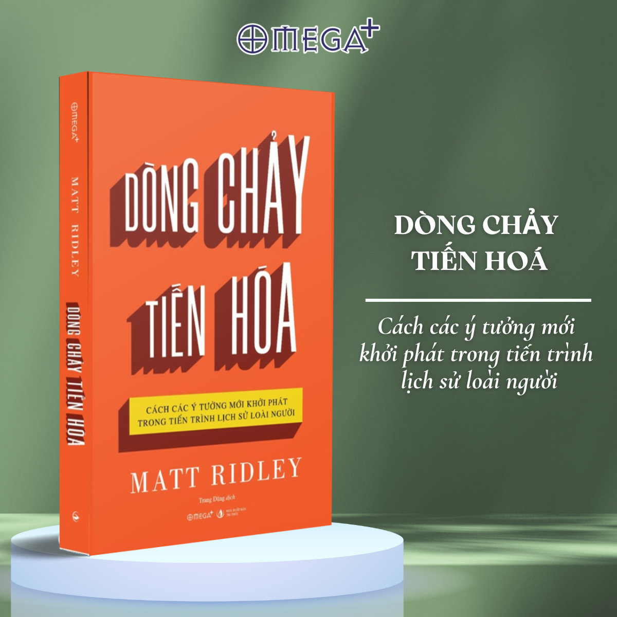 Dòng Chảy Tiến Hóa - Cách Các Ý Tưởng Mới Khởi Phát Trong Tiến Trình Lịch Sử Loài Người (Matt Ridley) - Omega Plus