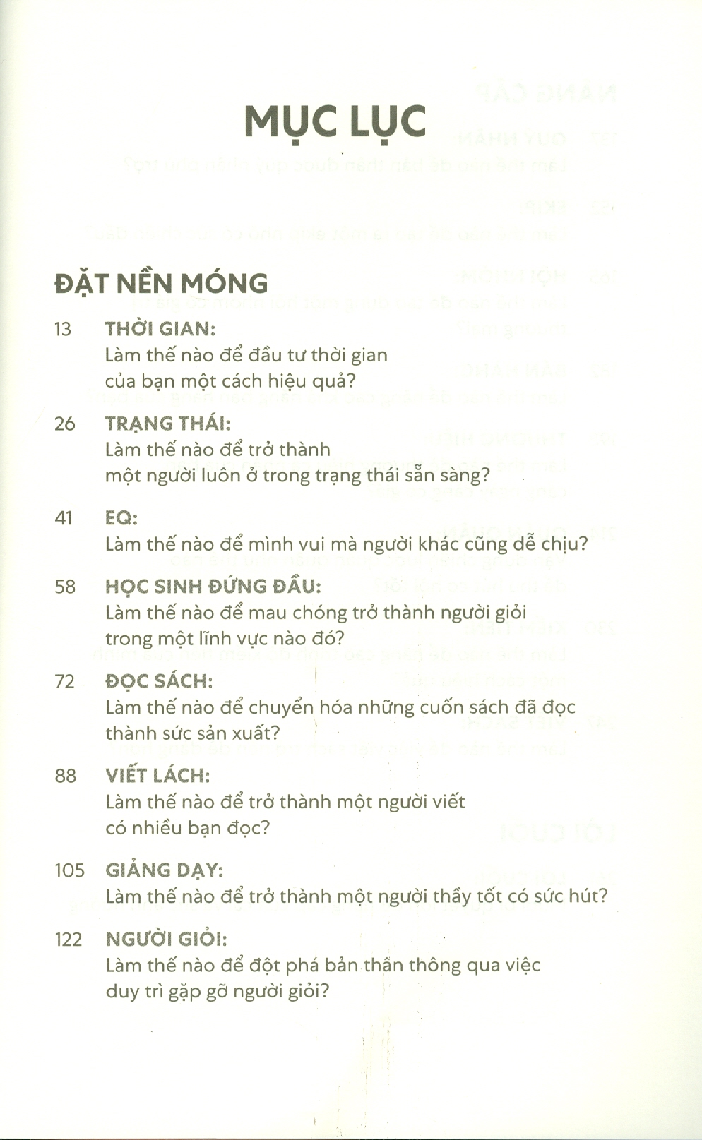 1 NĂM BẰNG 10 NĂM - Bí Quyết Nâng Cấp Của Cải Và Sức Ảnh Hưởng Của Mỗi Người