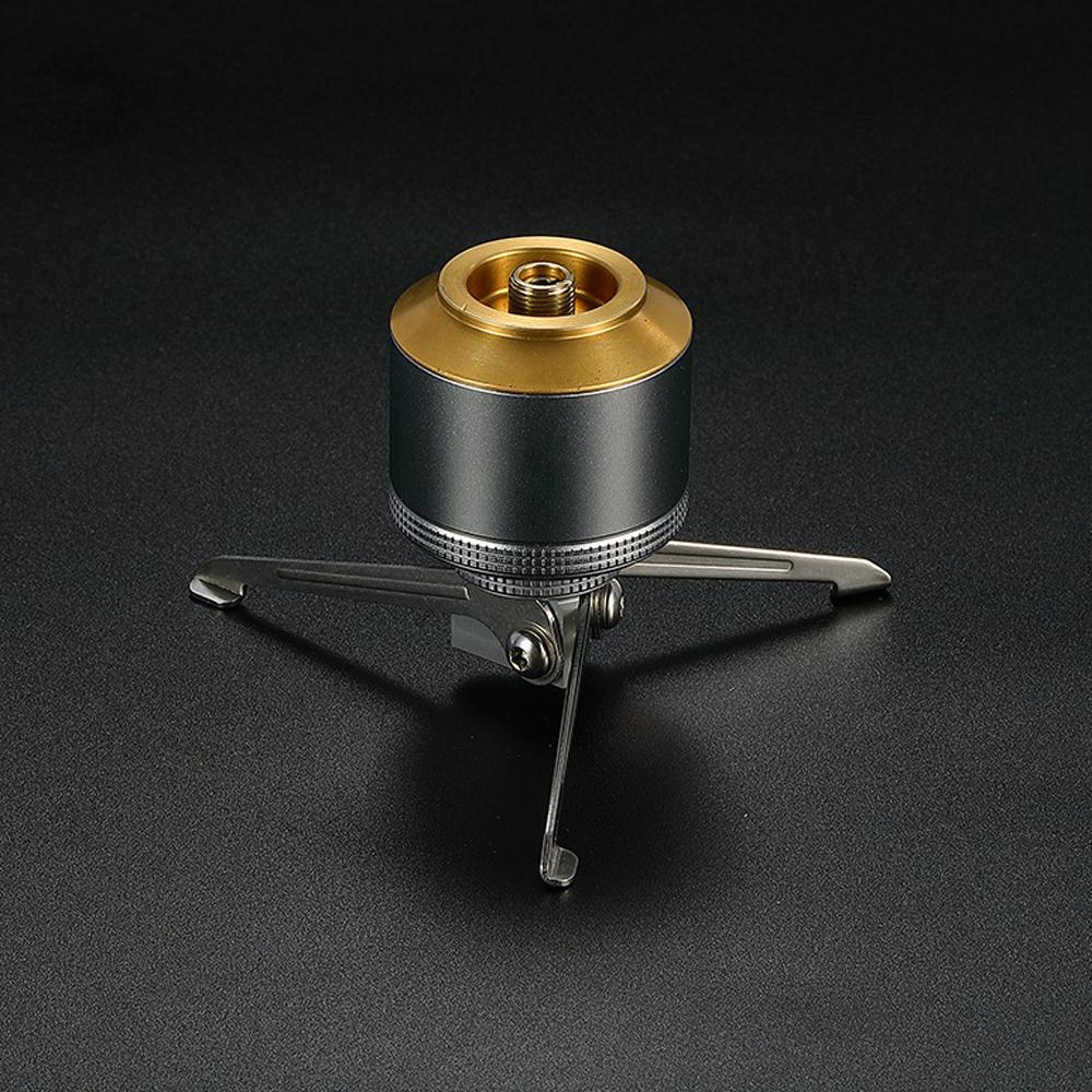 CAMPINGMOON Outdoor Stainless Steel 1/4in Camera Holder Foldable Gastank Bracket Camping Light Support Multifunctional Tripod
