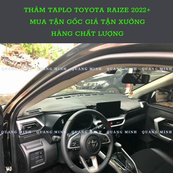 THẢM TAPLO CAO CẤP TOYOTA RAIZE