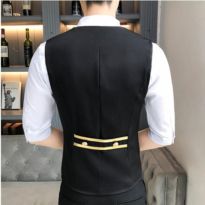 Áo Gile vạt chéo chất vải Tuytsi mỏng tôn Form, không phai màu, không nhăn mã mã- H54